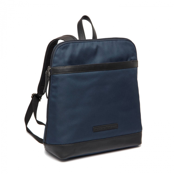 Rucsac de dama din nylon si  piele naturala, The Chesterfield Brand, Nesna, Bleumarin [1]