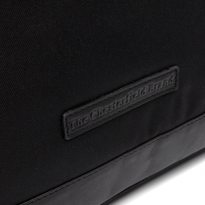Rucsac de dama din nylon si  piele naturala, The Chesterfield Brand, Nesna, Negru [3]