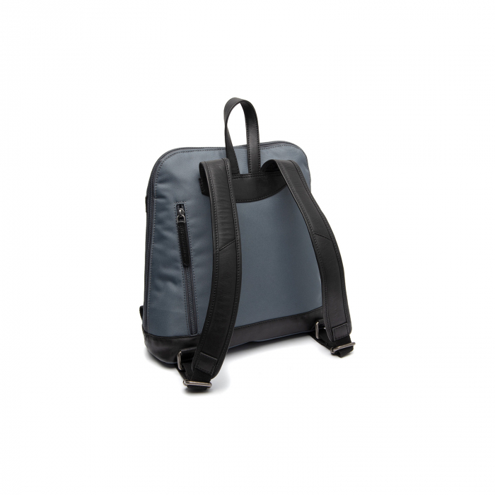 Rucsac de dama din nylon si  piele naturala, The Chesterfield Brand, Nesna, Gri [6]