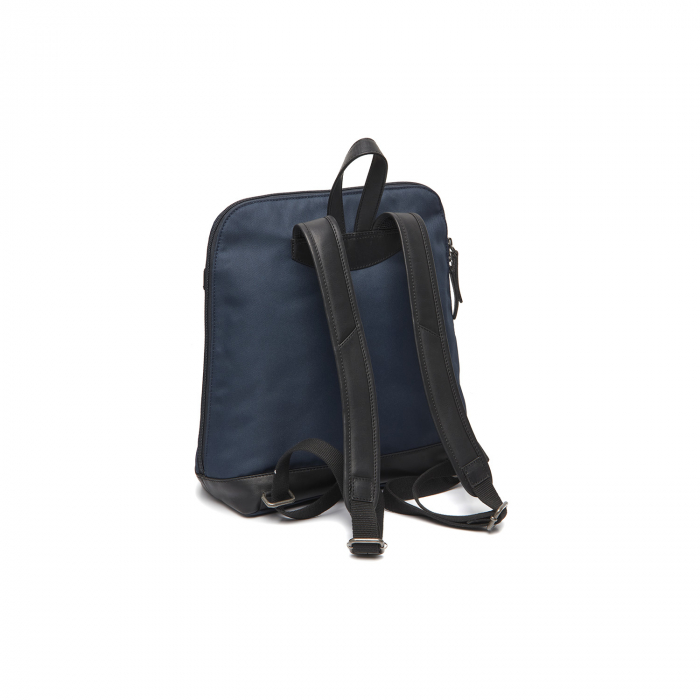 Rucsac de dama din nylon si  piele naturala, The Chesterfield Brand, Nesna, Bleumarin [6]