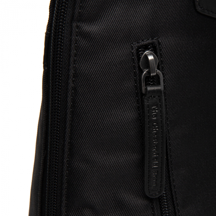 Rucsac de dama din nylon si  piele naturala, The Chesterfield Brand, Nesna, Negru [5]