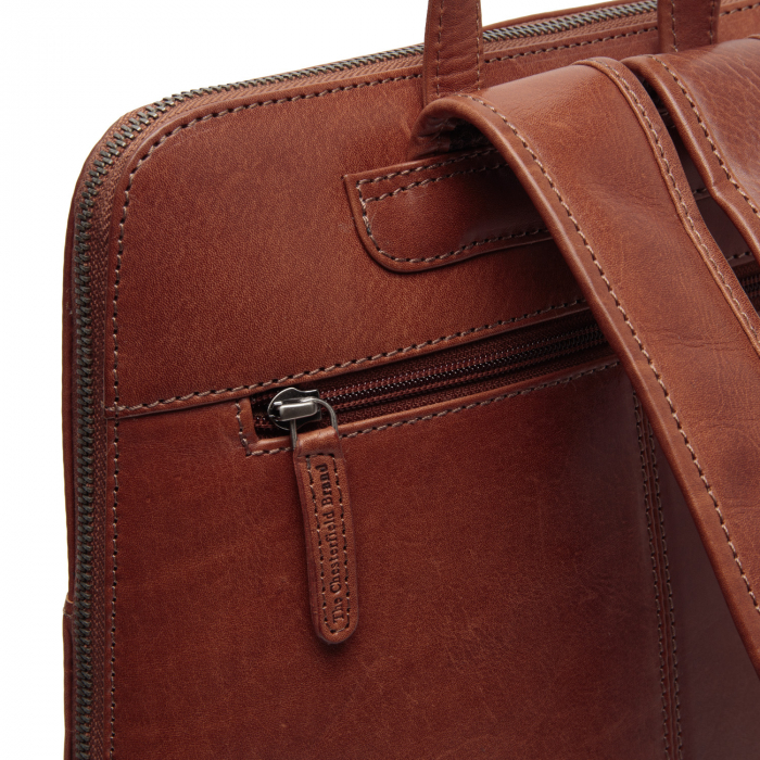 Rucsac de dama din piele moale, The Chesterfield Brand, Fornella, Maro coniac [5]