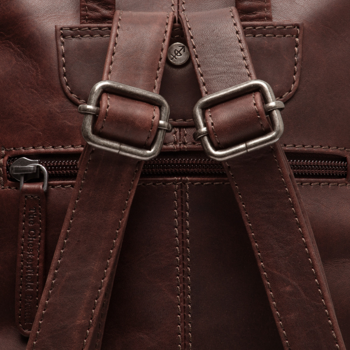 Rucsac de dama din piele moale, The Chesterfield Brand, Linford, Maro inchis [8]