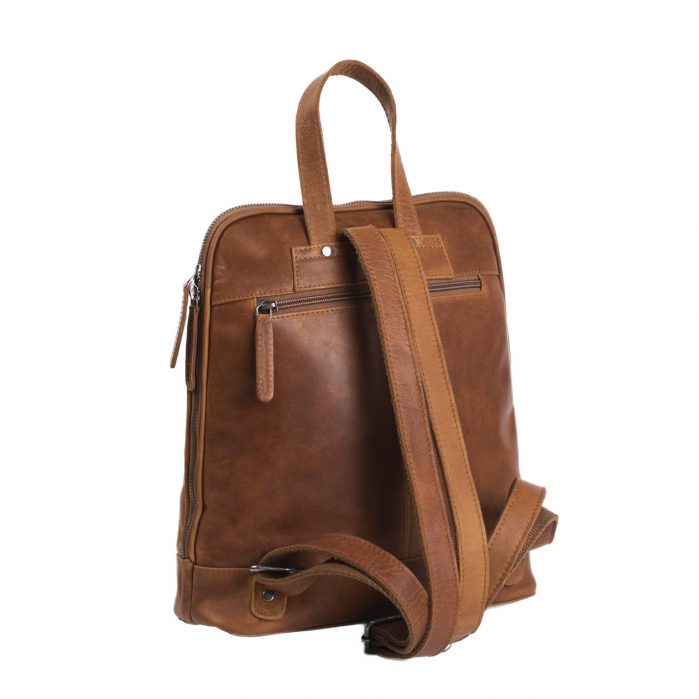 Rucsac de dama din piele moale, The Chesterfield Brand, Naomi, Maro coniac [6]