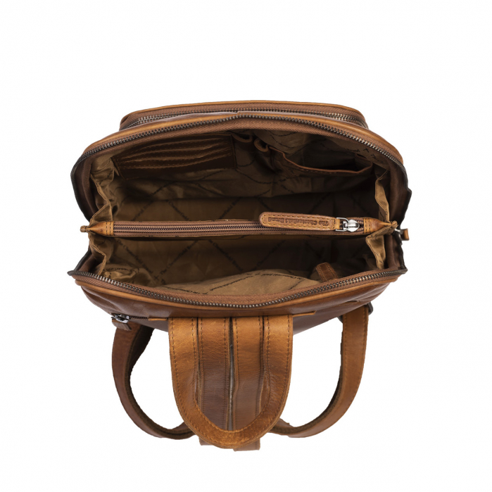 Rucsac de dama din piele moale, The Chesterfield Brand, Naomi, Maro coniac [3]