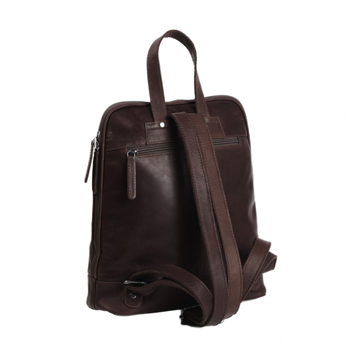 Rucsac de dama din piele moale, The Chesterfield Brand, Naomi, Maro inchis [5]