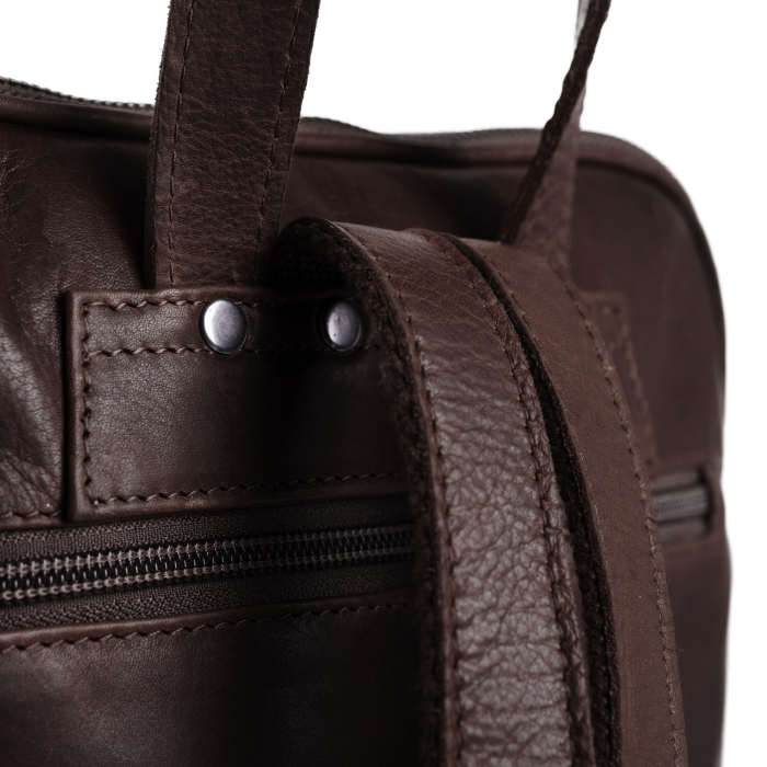 Rucsac de dama din piele moale, The Chesterfield Brand, Naomi, Maro inchis [4]