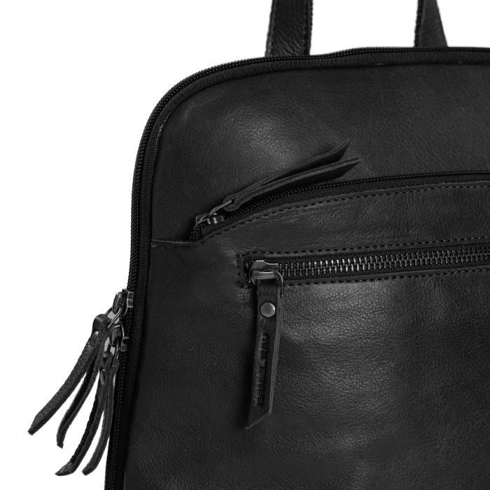 Rucsac de dama, piele naturala, Daniel Ray, seria Henderson, Negru [3]