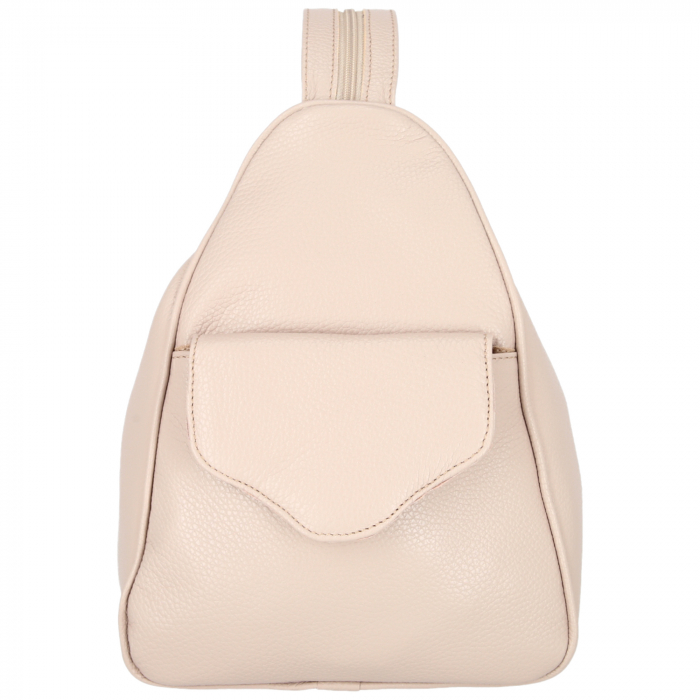 Rucsac de dama din piele naturala moale, model 126, Nude [2]