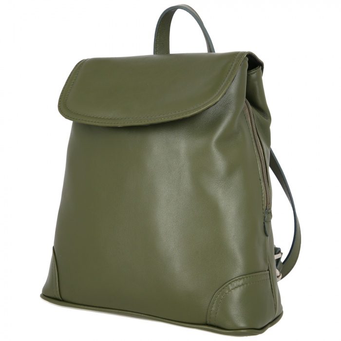 Rucsac de dama din piele naturala, model 097, Verde [5]