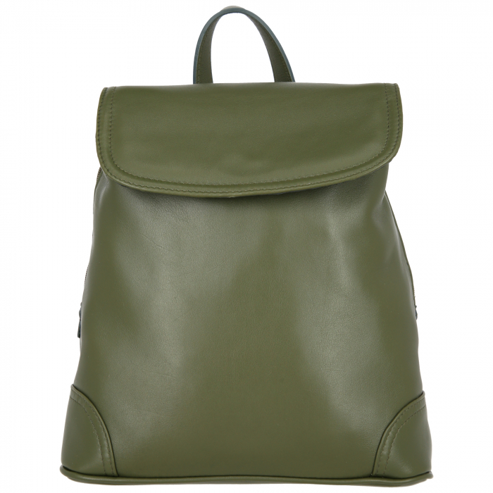 Rucsac de dama din piele naturala, model 097, Verde [2]