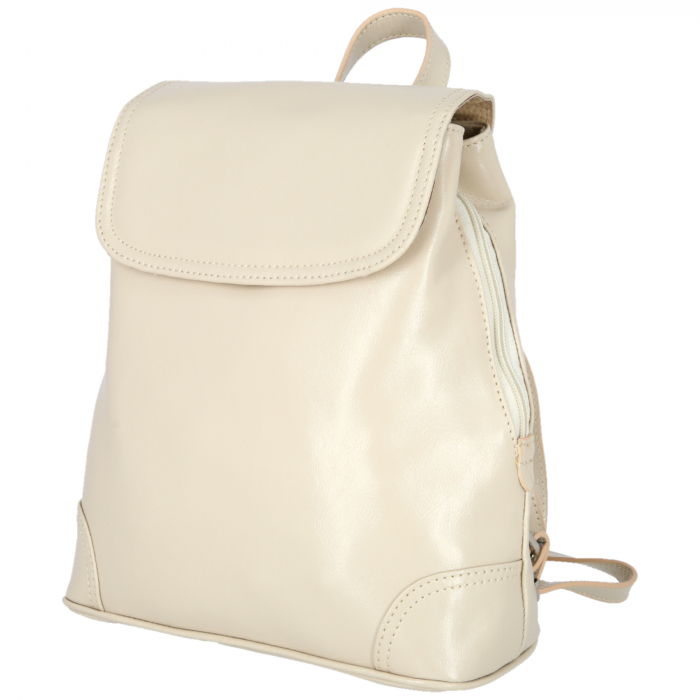 Rucsac de dama din piele naturala, model 097, Bej [5]