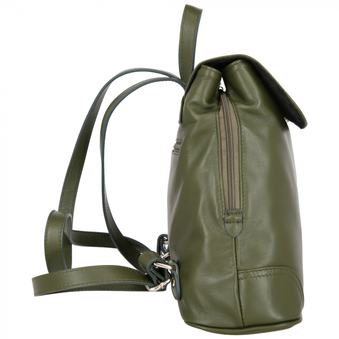 Rucsac de dama din piele naturala, model 097, Verde [4]