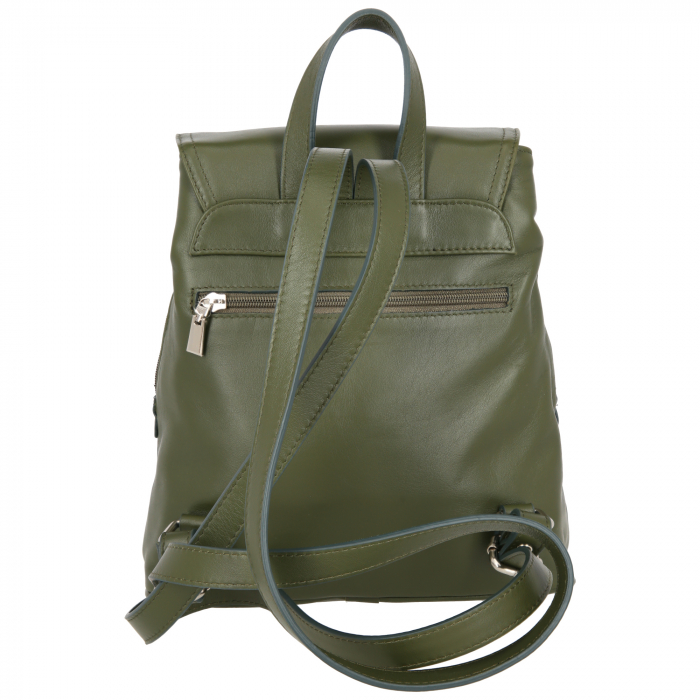 Rucsac de dama din piele naturala, model 097, Verde [3]