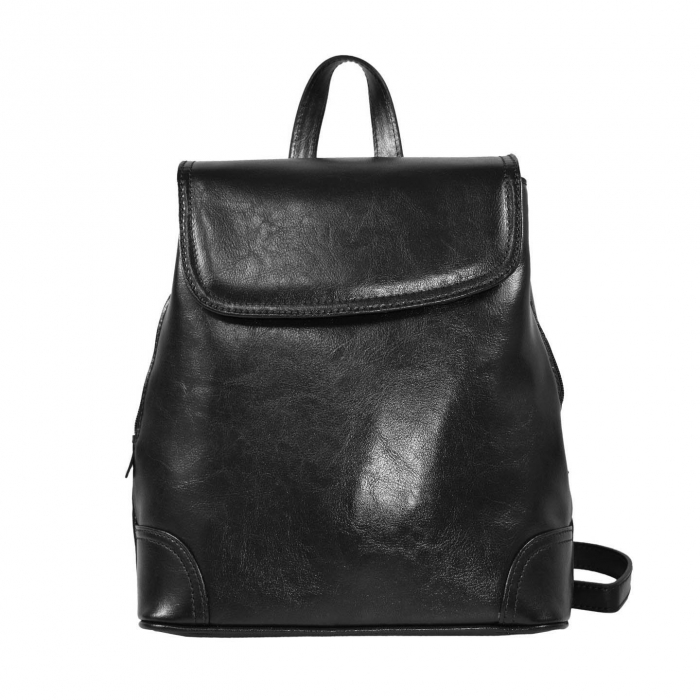 Rucsac de dama din piele naturala, model 097, Negru [2]