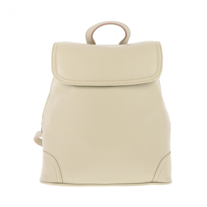 Rucsac de dama din piele naturala, model 097, Bej mat [2]