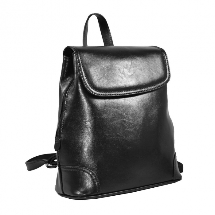 Rucsac de dama din piele naturala, model 097, Negru [1]