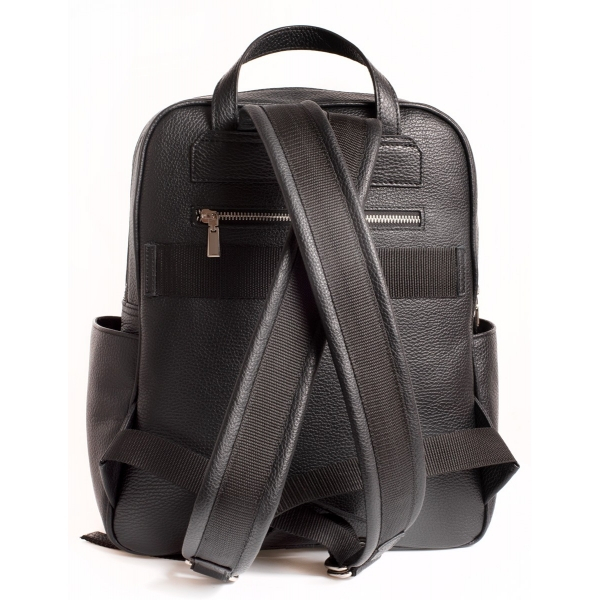 Rucsac de barbati, piele naturala, seria 277, Negru [5]