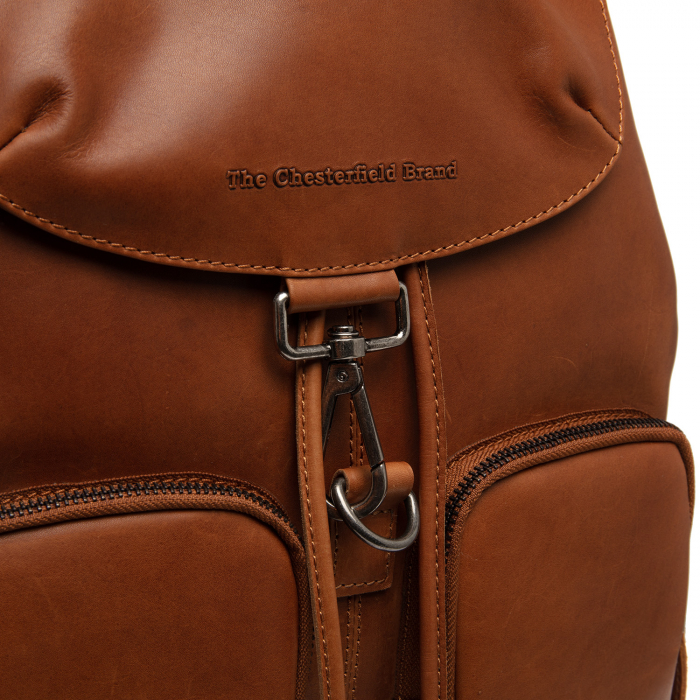 Rucsac de dama din piele naturala, The Chesterfield Brand, Acadia, Maro coniac [4]