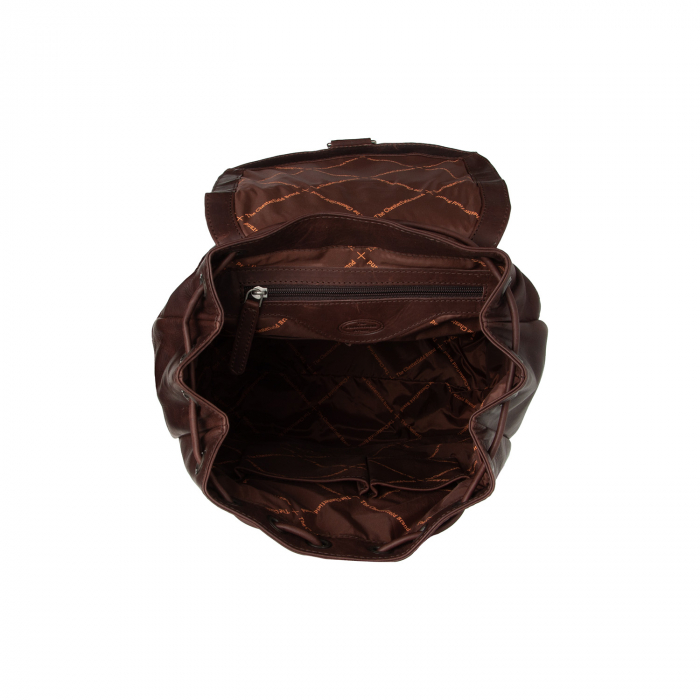 Rucsac de dama din piele naturala, The Chesterfield Brand, Acadia, Maro Inchis [2]