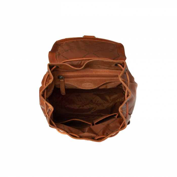Rucsac de dama din piele naturala, The Chesterfield Brand, Acadia, Maro coniac [2]
