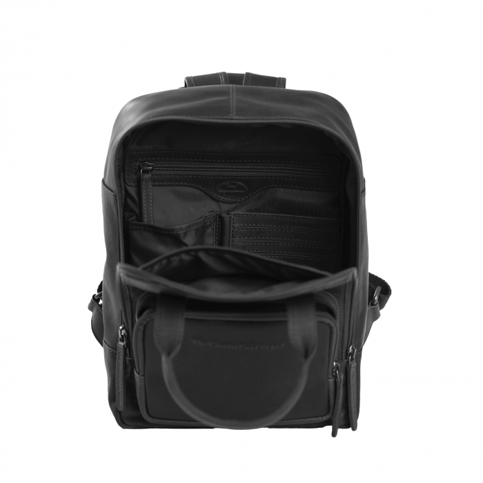 Rucsac de dama din piele naturala, The Chesterfield Brand, Bellary, Negru [4]