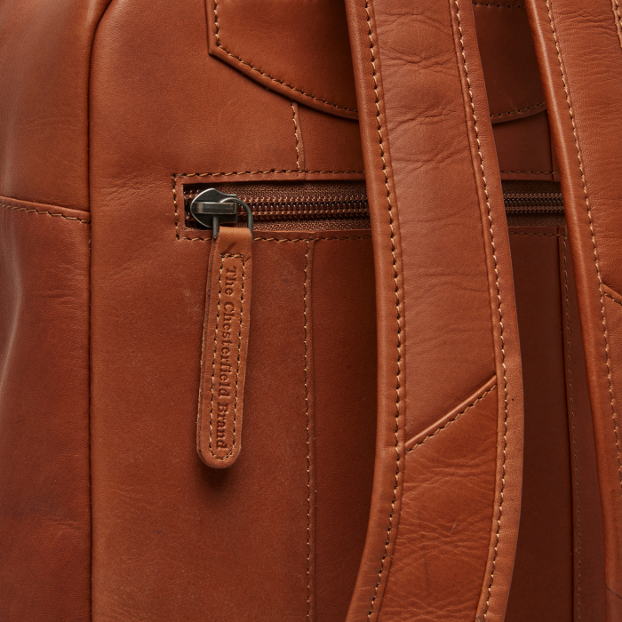Rucsac de dama din piele naturala, The Chesterfield Brand, Bellary, Maro coniac [7]