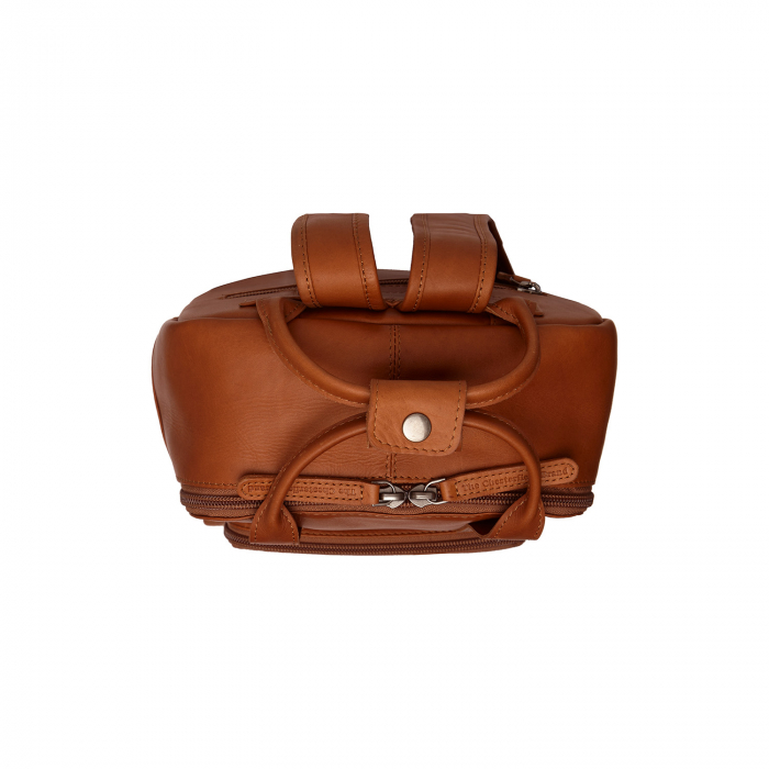 Rucsac de dama din piele naturala, The Chesterfield Brand, Bellary, Maro coniac [5]