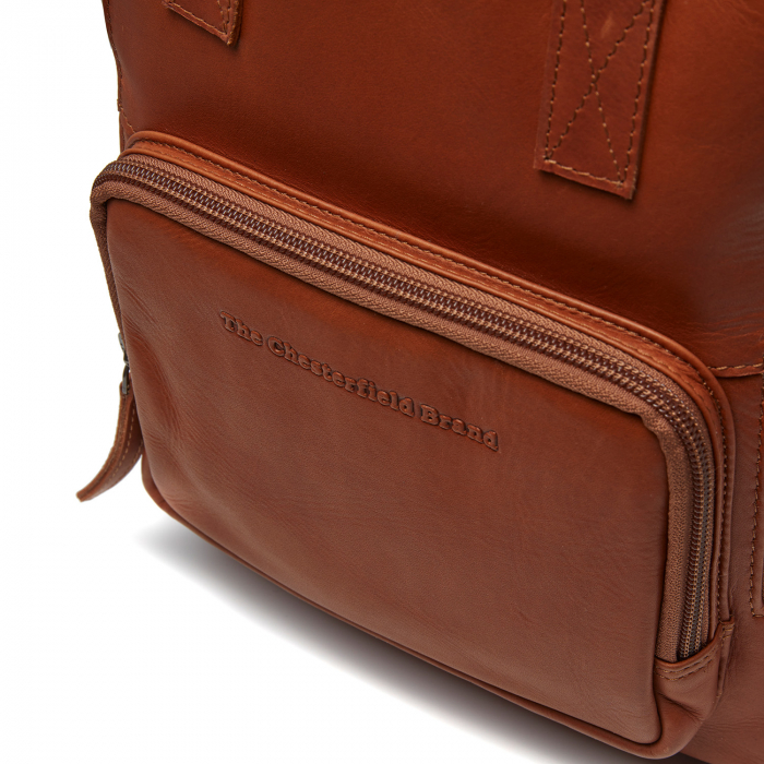 Rucsac de dama din piele naturala, The Chesterfield Brand, Bellary, Maro coniac [4]