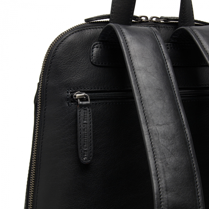 Rucsac de dama din piele naturala, The Chesterfield Brand, Bolzano, Negru [3]