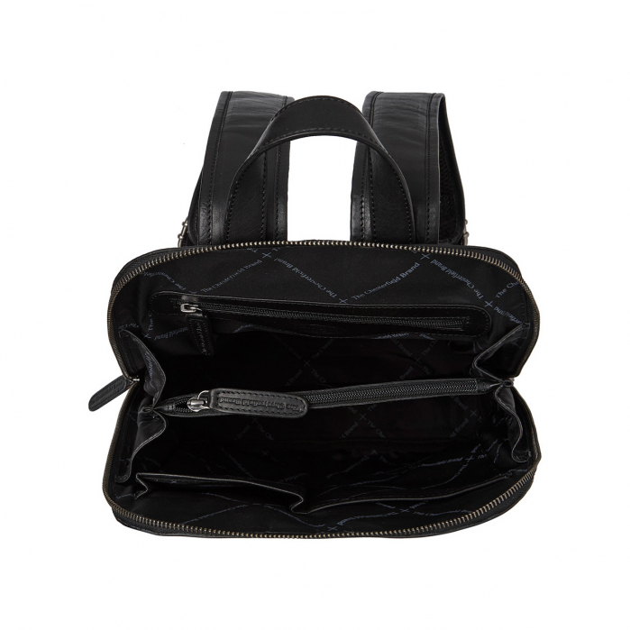 Rucsac de dama din piele naturala, The Chesterfield Brand, Bolzano, Negru [2]