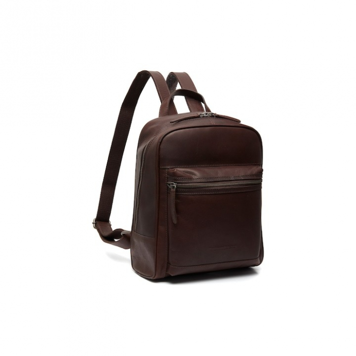 Rucsac de dama din piele naturala, The Chesterfield Brand, Calabria, Maro inchis [1]