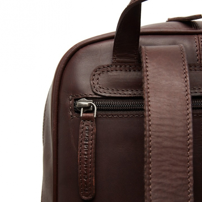 Rucsac de dama din piele naturala, The Chesterfield Brand, Calabria, Maro inchis [5]