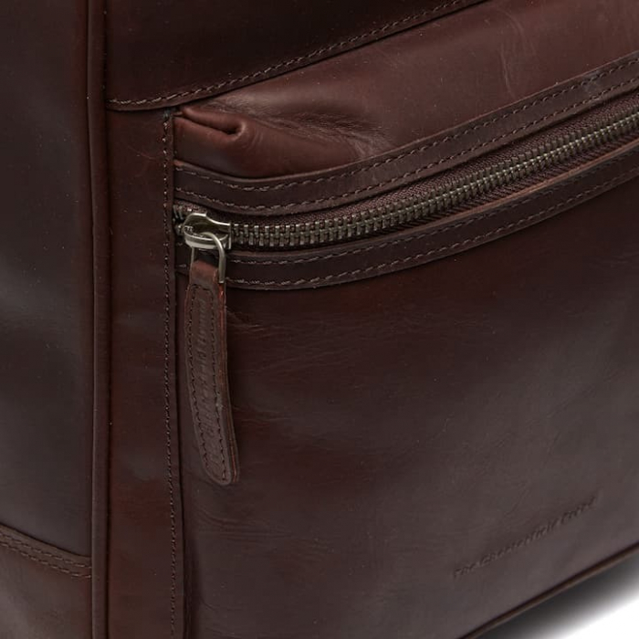 Rucsac de dama din piele naturala, The Chesterfield Brand, Calabria, Maro inchis [2]