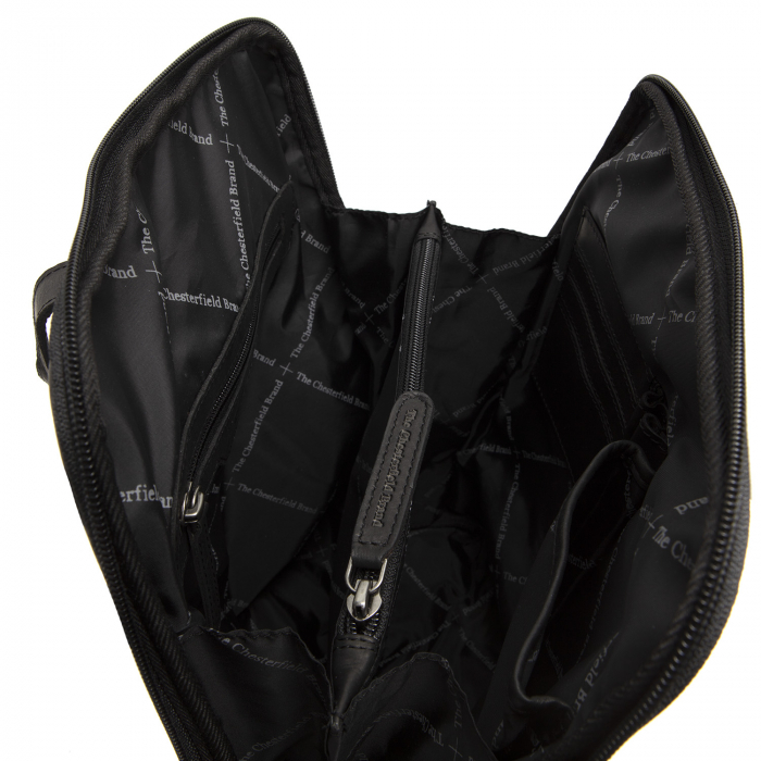 Rucsac de dama din piele naturala, The Chesterfield Brand, Cuvo, Negru [5]