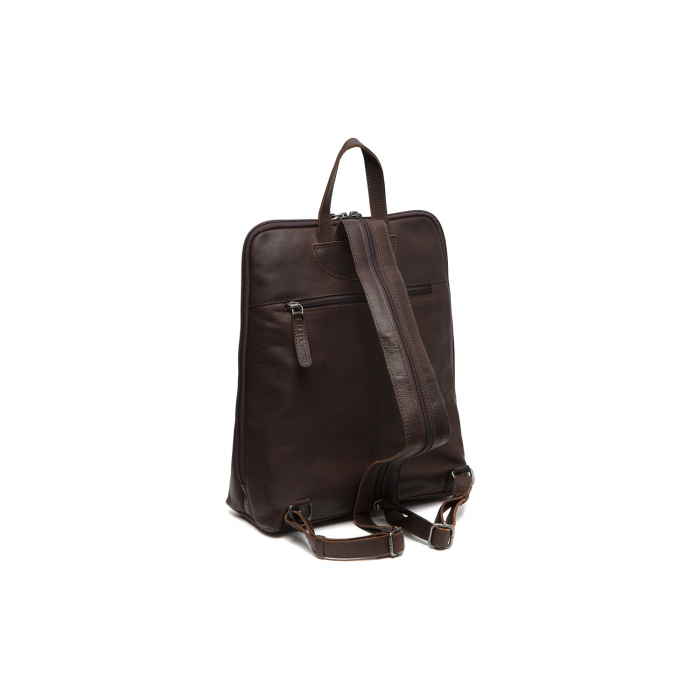 Rucsac de dama din piele naturala, The Chesterfield Brand, Cuvo, Maro inchis [5]