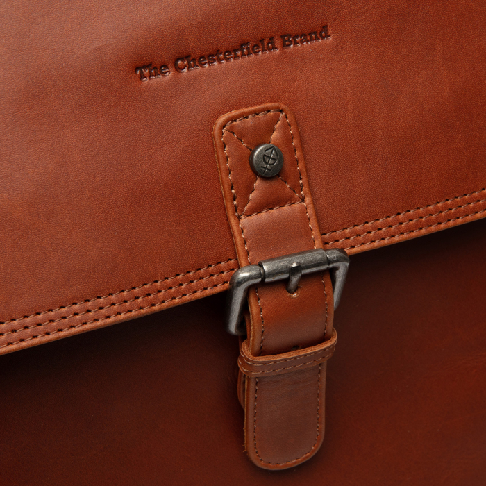 Rucsac de dama din piele naturala, The Chesterfield Brand, Farrow, Maro coniac [5]
