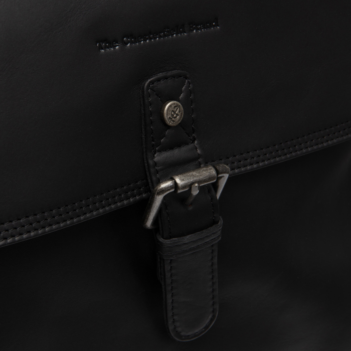 Rucsac de dama din piele naturala, The Chesterfield Brand, Farrow, Negru [4]