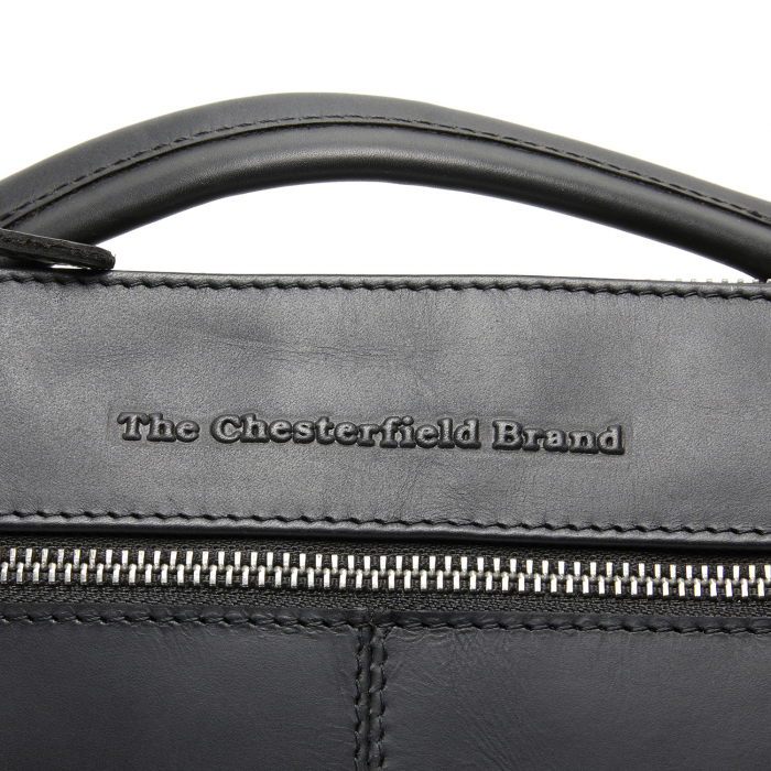 Rucsac de dama din piele naturala, The Chesterfield Brand, Harare, Negru [2]