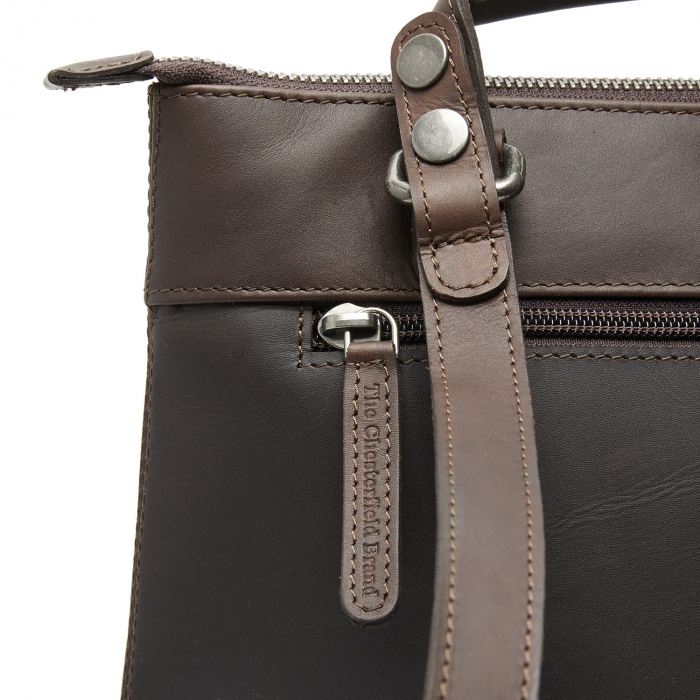 Rucsac de dama din piele naturala, The Chesterfield Brand, Harare, Maro inchis [7]