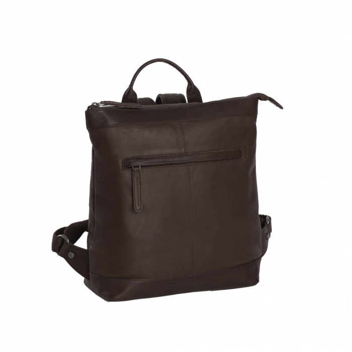Rucsac de dama din piele naturala, The Chesterfield Brand, Kolkata, Maro inchis [2]