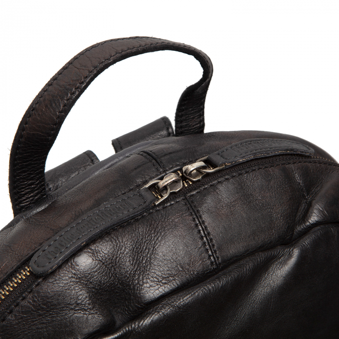 Rucsac de dama din piele naturala, The Chesterfield Brand, Luzern, Negru [3]