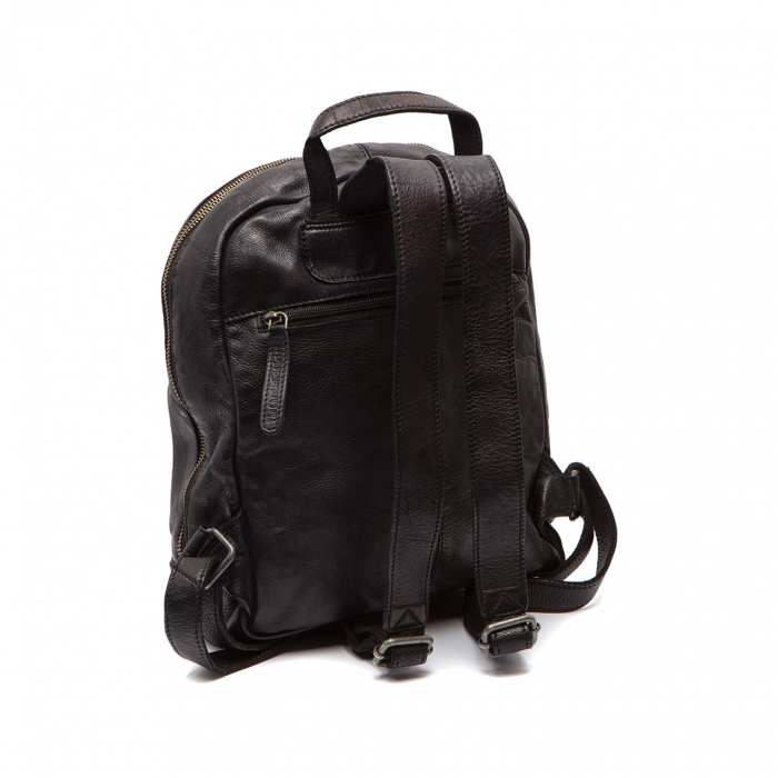 Rucsac de dama din piele naturala, The Chesterfield Brand, Luzern, Negru [6]