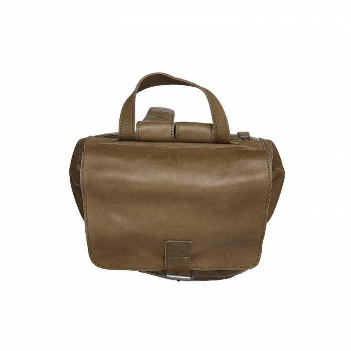 Rucsac de dama din piele naturala, The Chesterfield Brand, Mick, Verde olive [5]