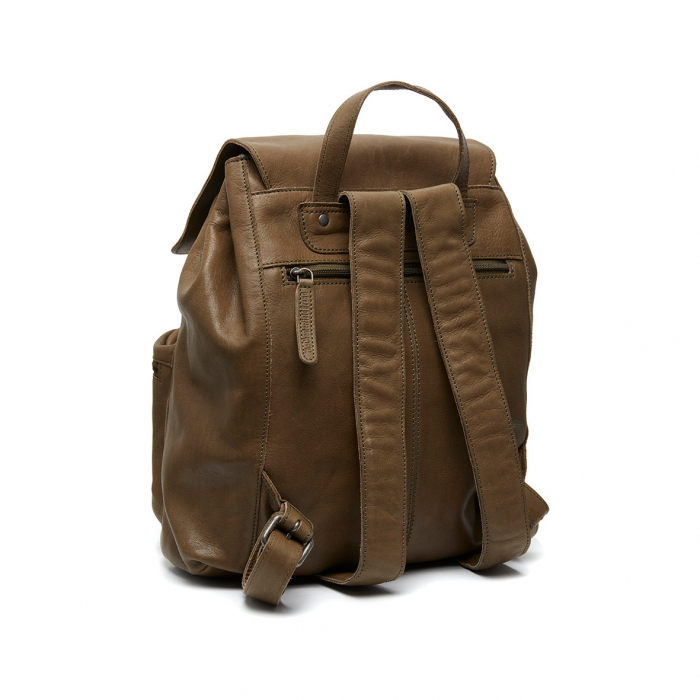 Rucsac de dama din piele naturala, The Chesterfield Brand, Mick, Verde olive [6]