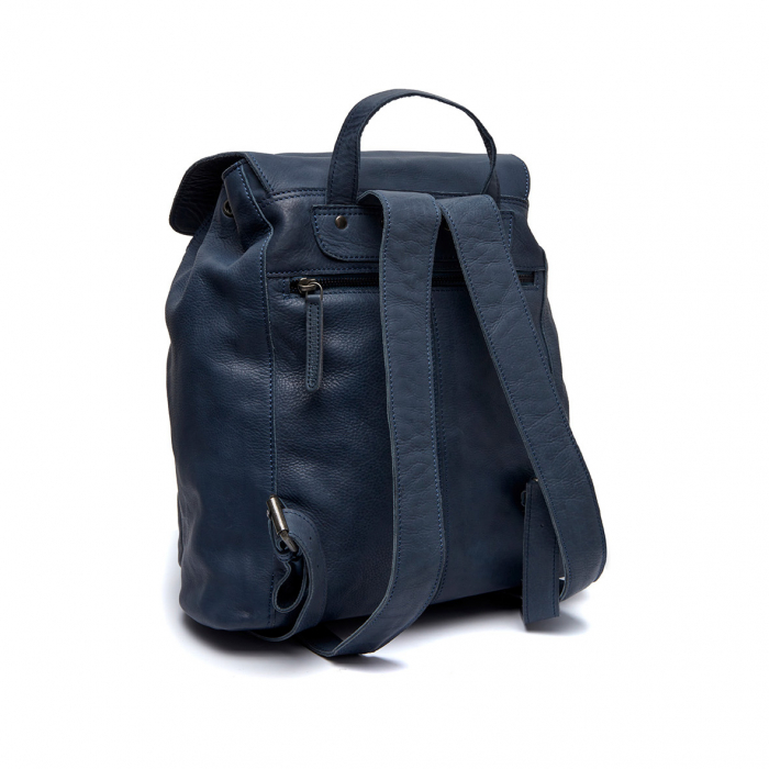 Rucsac de dama din piele naturala, The Chesterfield Brand, Mick, Bleumarin [6]