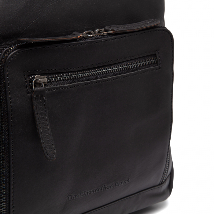 Rucsac de dama din piele naturala, The Chesterfield Brand, Mykonos, Negru [2]