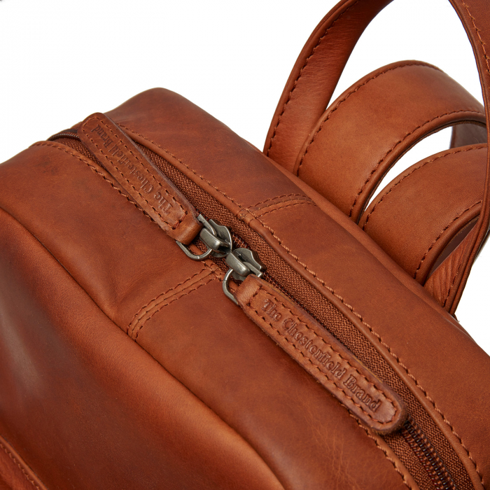 Rucsac de dama din piele naturala, The Chesterfield Brand, Santana, Maro coniac [4]