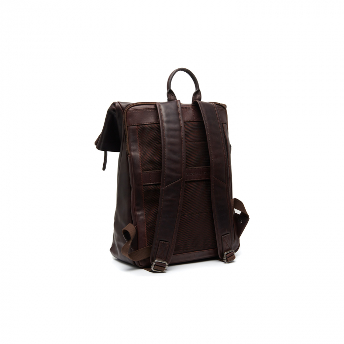 Rucsac unisex din piele naturala, The Chesterfield Brand, Savona, Maro inchis [7]