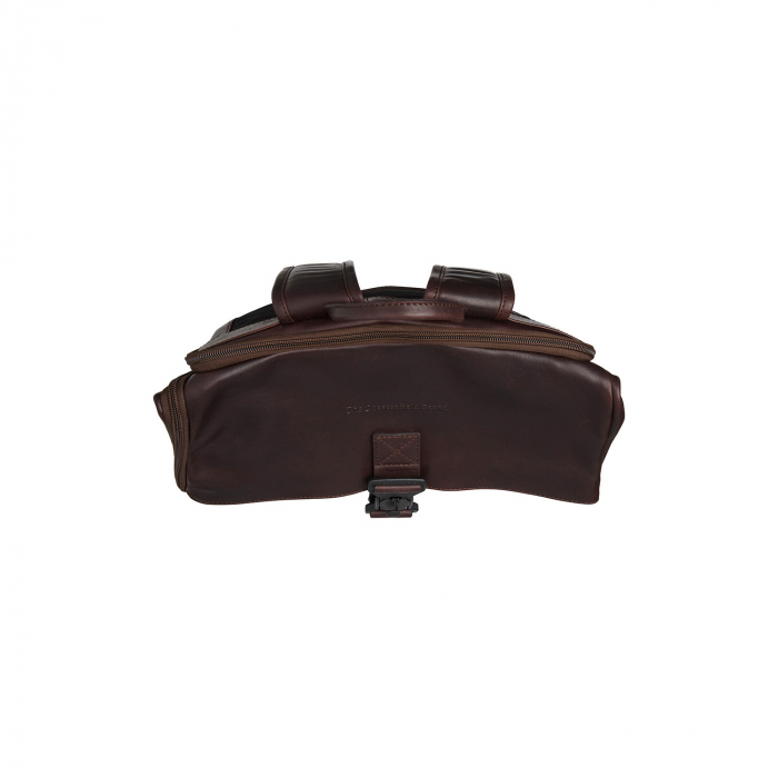 Rucsac unisex din piele naturala, The Chesterfield Brand, Savona, Maro inchis [4]
